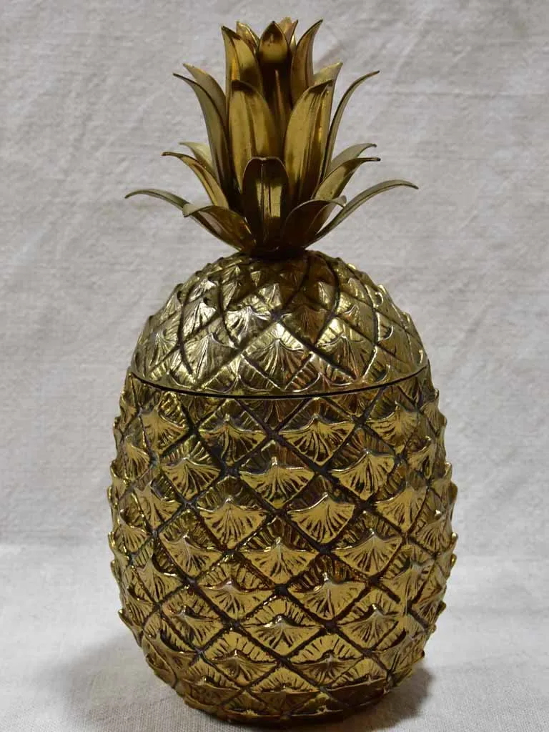 1970's Mauro Manetti Italian pineapple ice bucket 10¾"