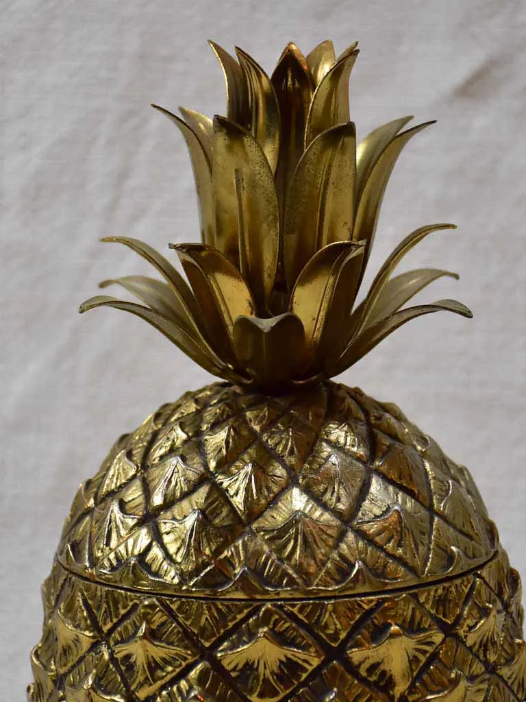 1970's Mauro Manetti Italian pineapple ice bucket 10¾"