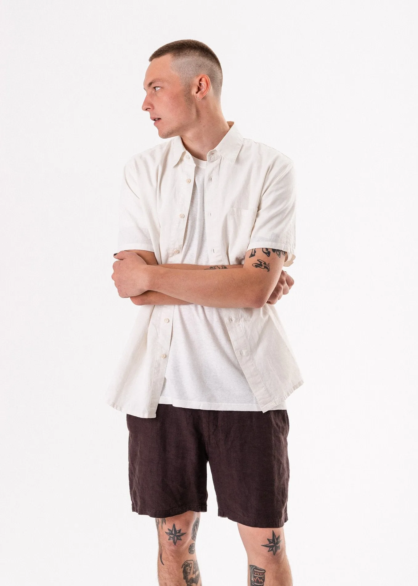 Afends Mens Sunday - Hemp Box Short Sleeve Shirt