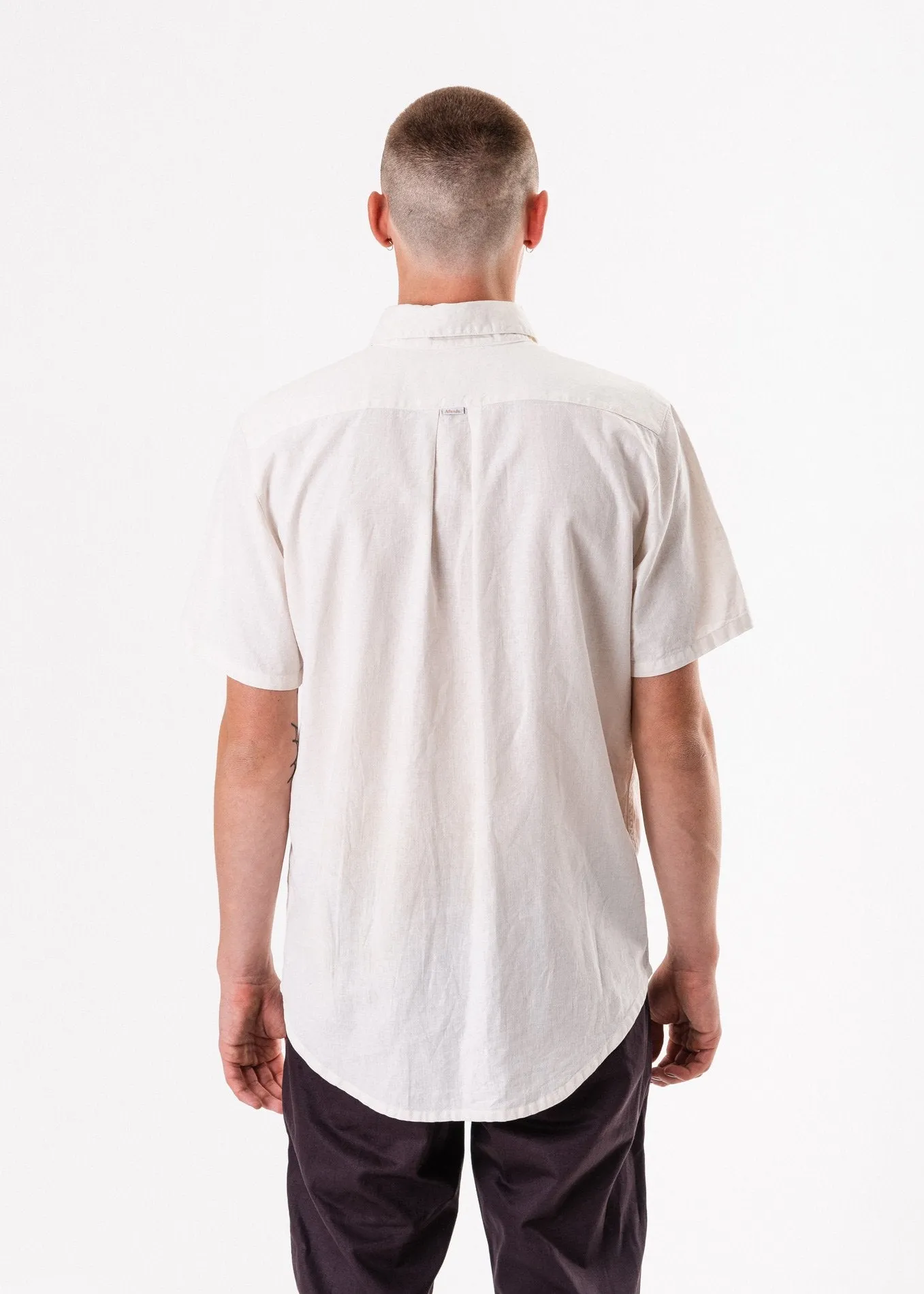 Afends Mens Sunday - Hemp Box Short Sleeve Shirt