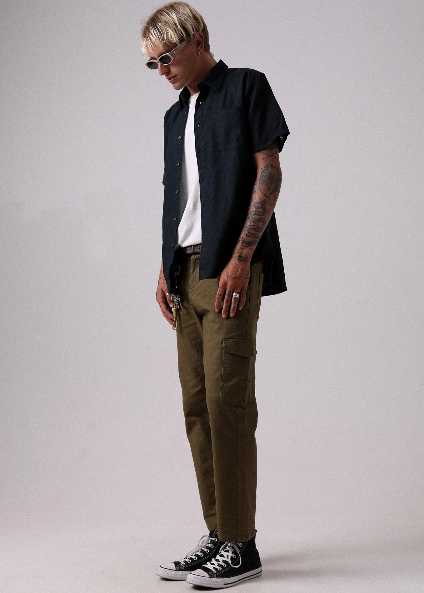 Afends Mens Sunday - Hemp Box Short Sleeve Shirt