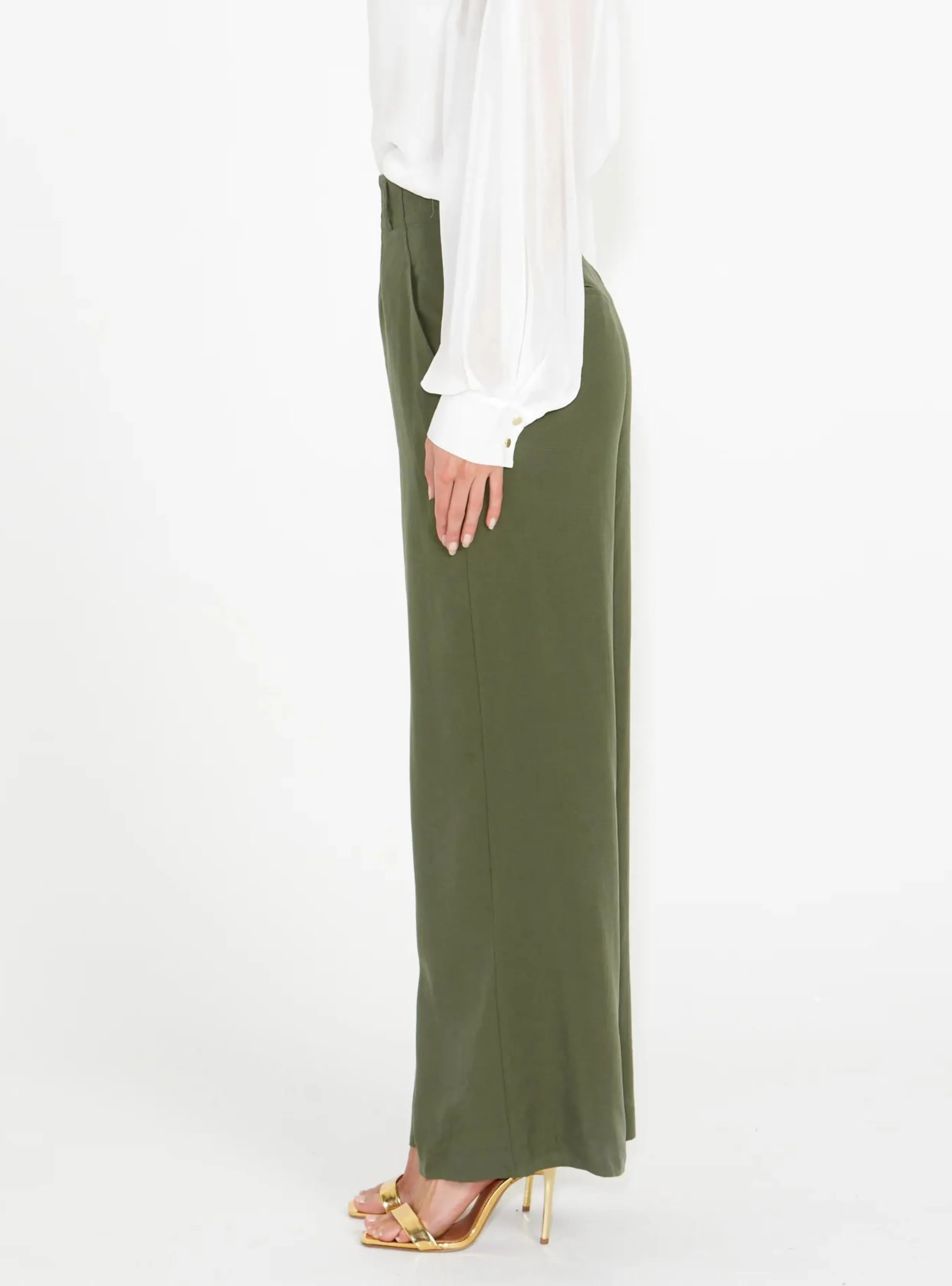 ALTER EGO TAILORED PANT - Olive