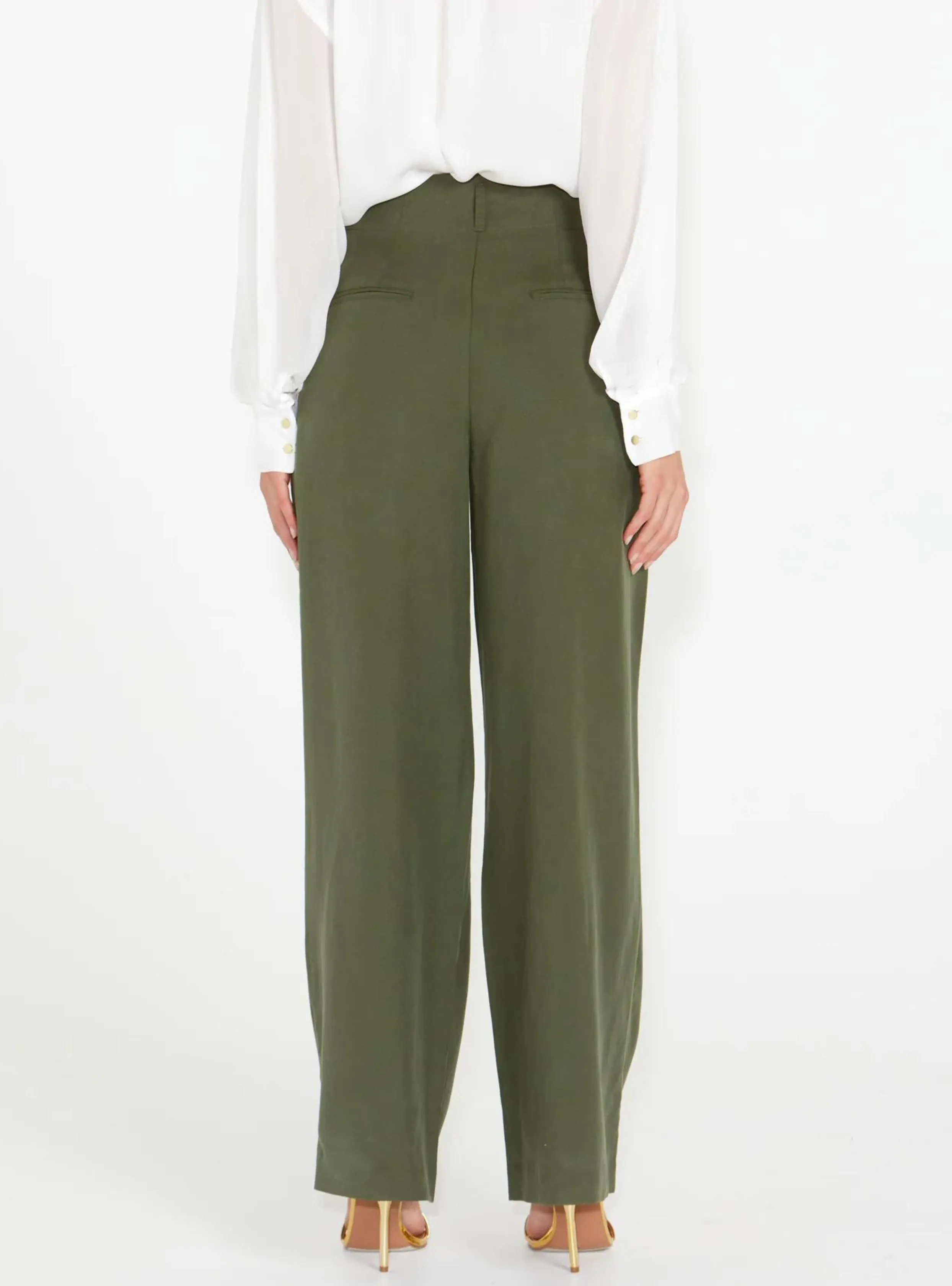 ALTER EGO TAILORED PANT - Olive