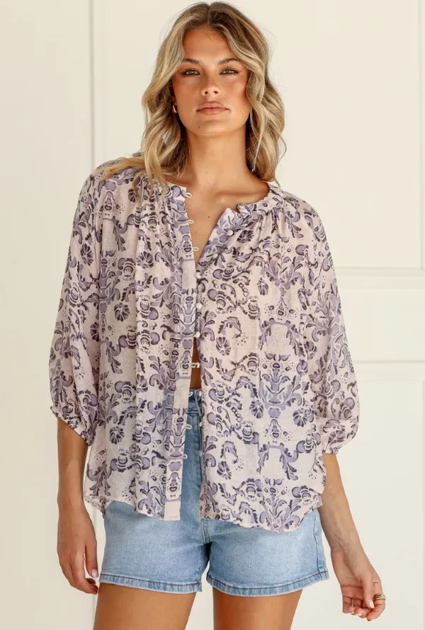 Berlin Blouse - Lilac