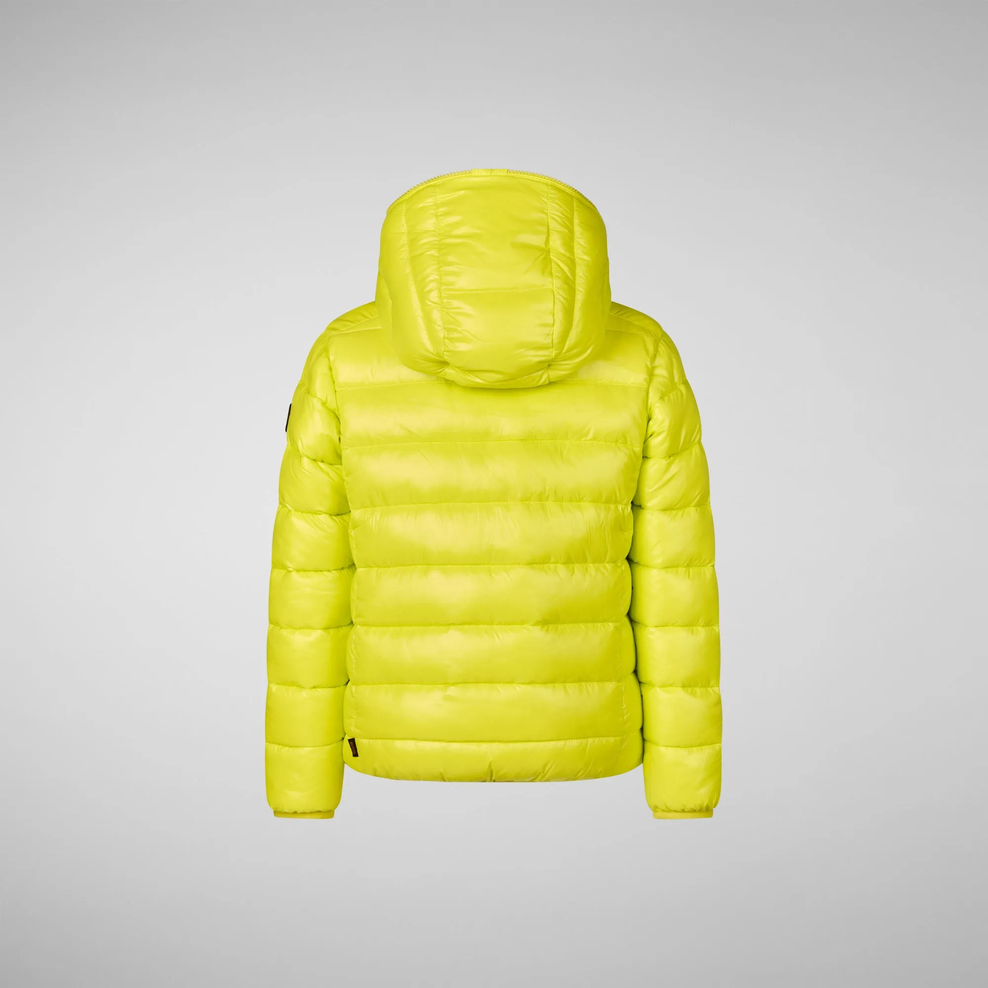 Boys' animal free puffer jacket Gavin in lichen green