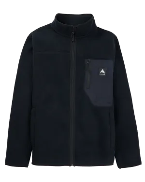 Burton Men's Cinder Full-Zip Fleece - True Black