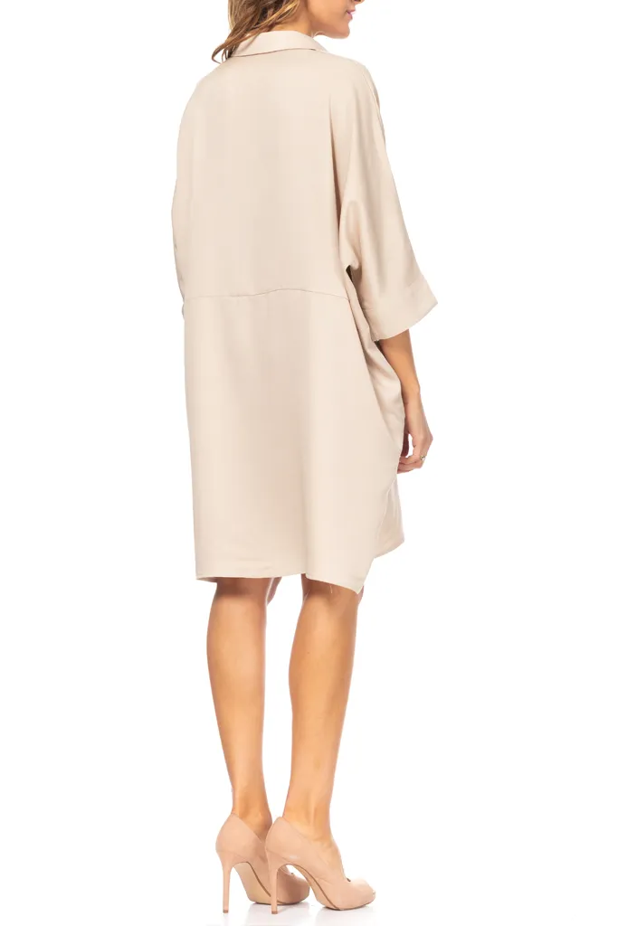 Caddy Beige Shirt Dress