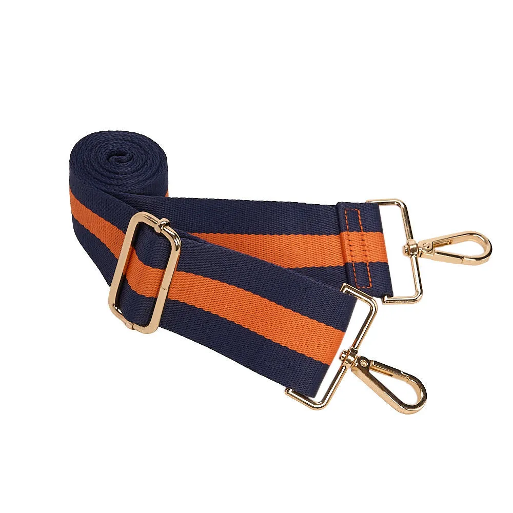 Clementine Orange Matte HydroBag® with Navy/Orange