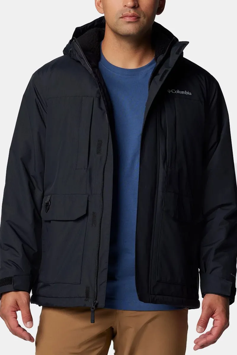 Columbia Landroamer™ Sherpa Lined Waterproof Hooded Jacket (Black)