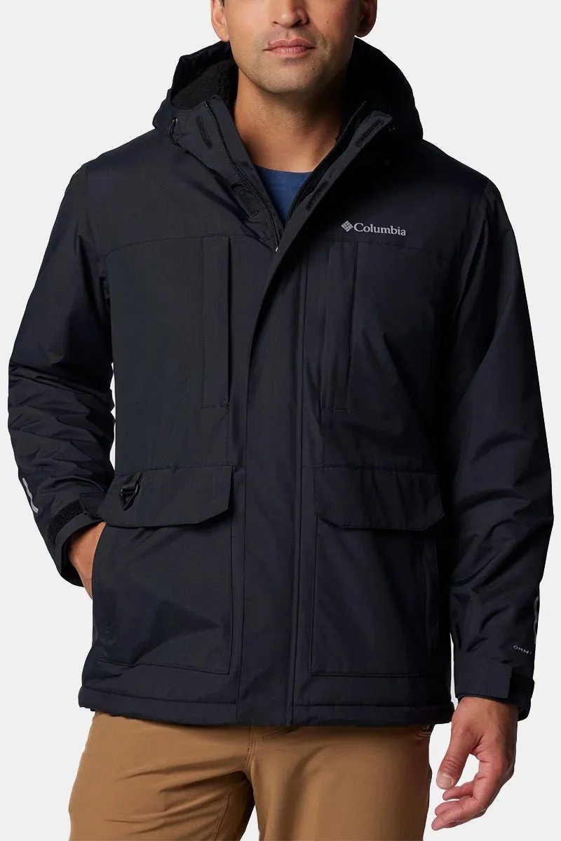 Columbia Landroamer™ Sherpa Lined Waterproof Hooded Jacket (Black)