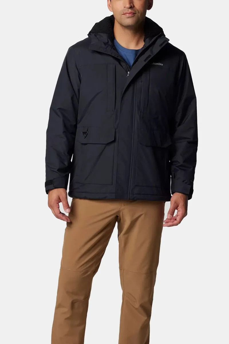 Columbia Landroamer™ Sherpa Lined Waterproof Hooded Jacket (Black)