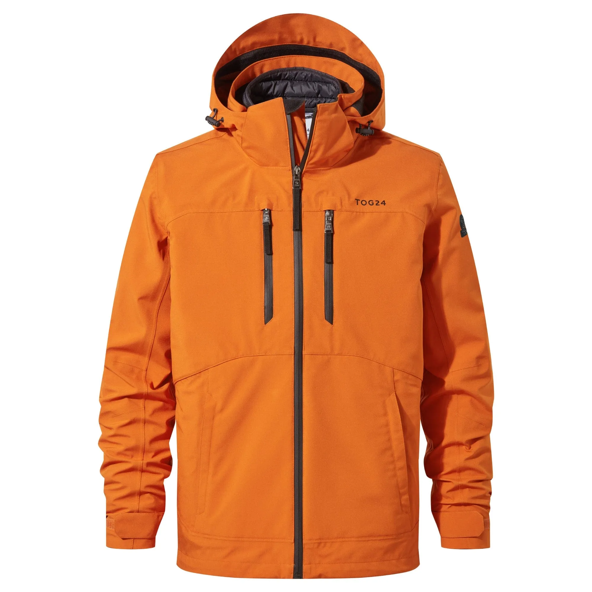 Denton Mens 3-in-1 Waterproof Jacket - Dark Orange