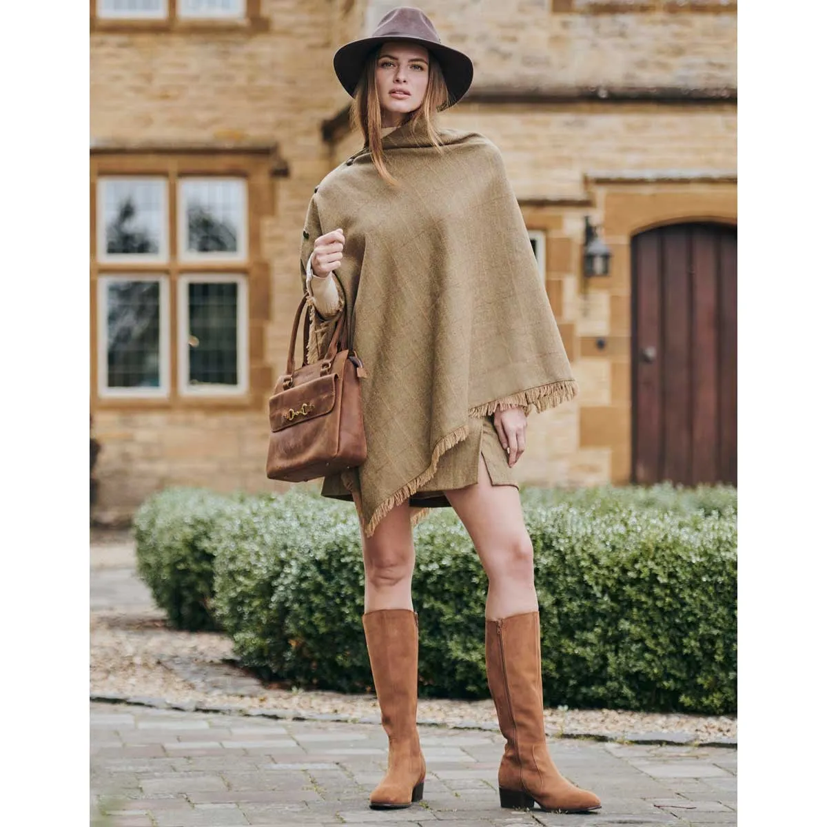 Dubarry Hazelwood Tweed Poncho