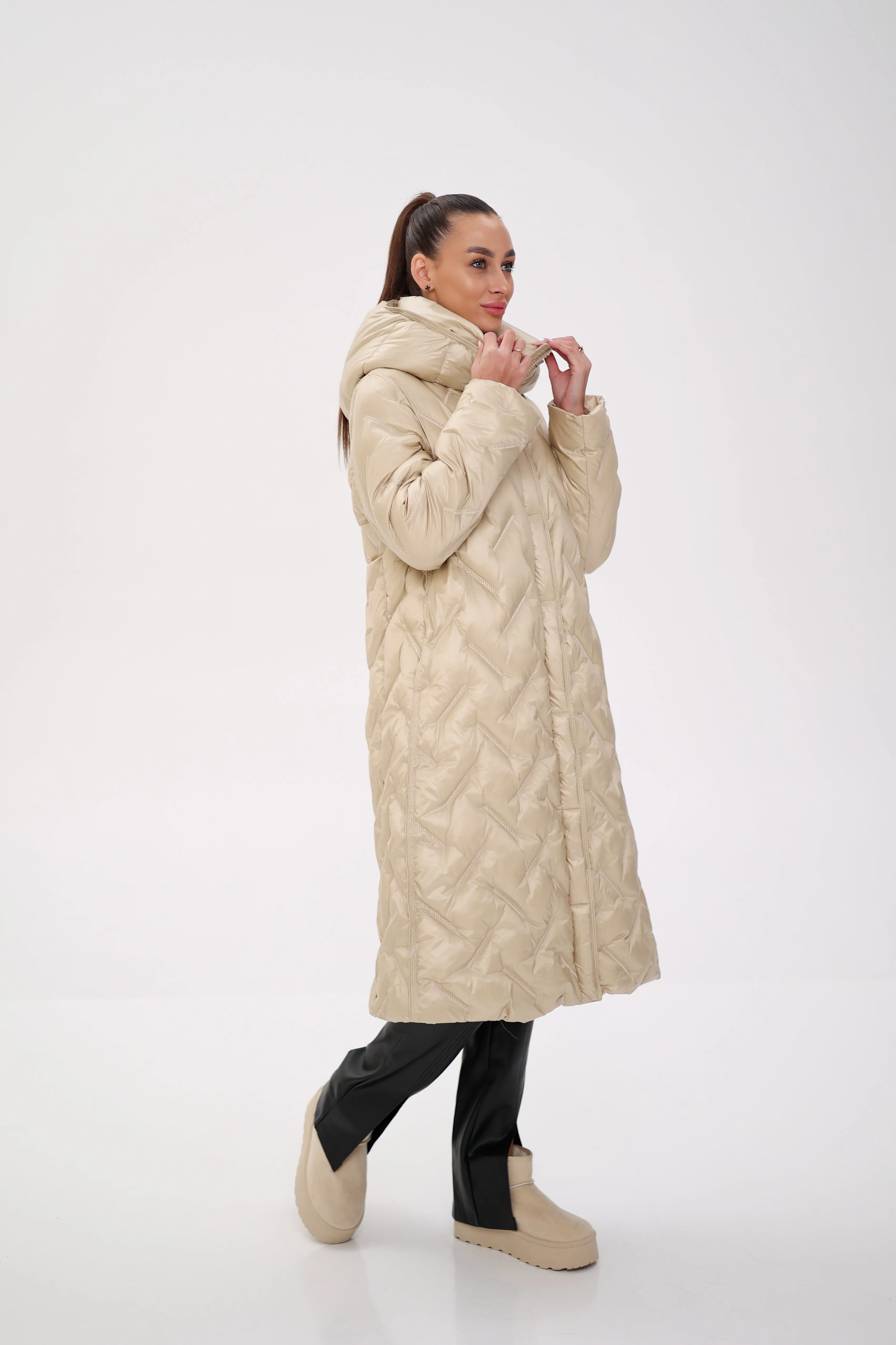 EuroWinter Light Eco Down Quilted Coat