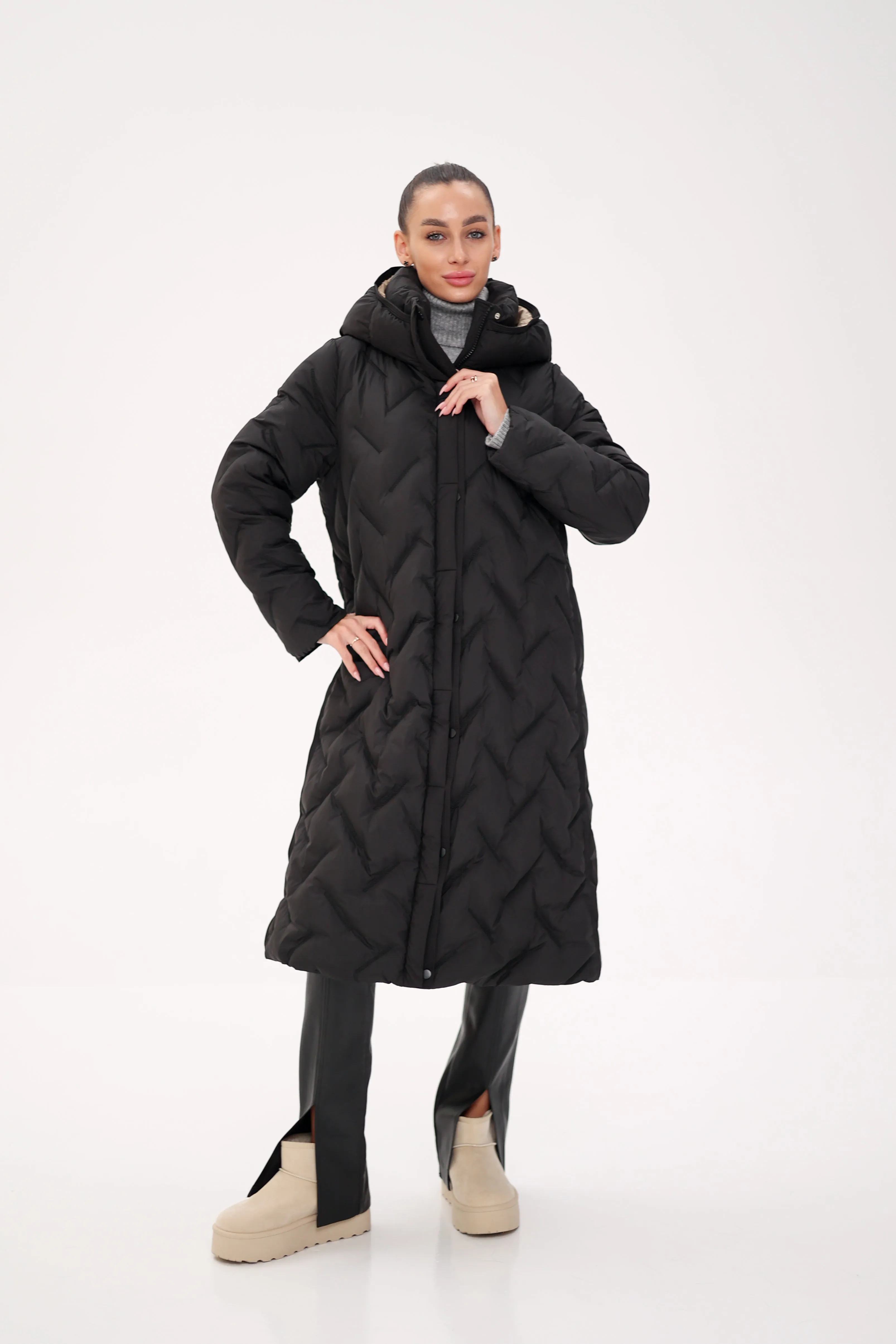 EuroWinter Light Eco Down Quilted Coat