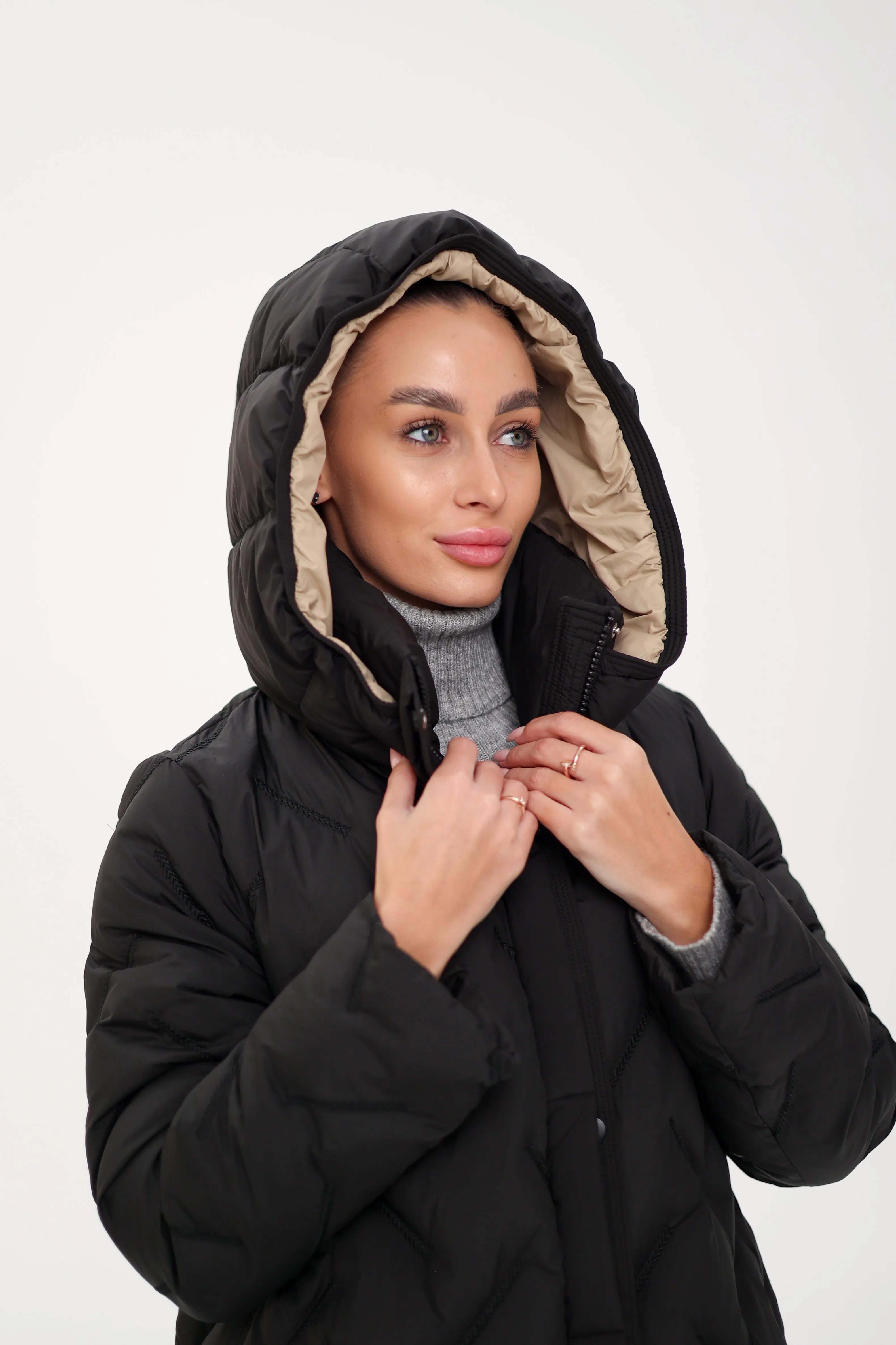 EuroWinter Light Eco Down Quilted Coat