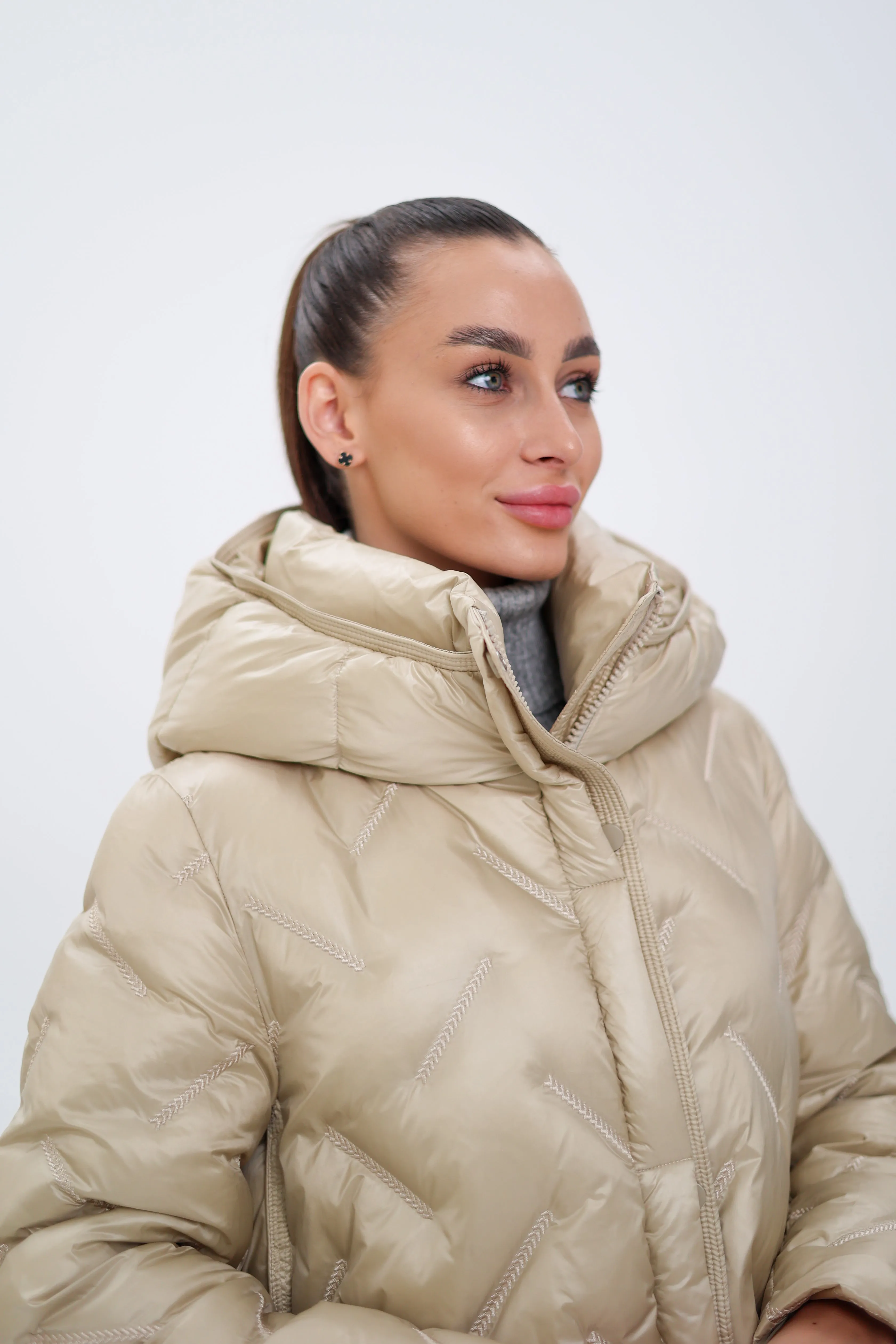 EuroWinter Light Eco Down Quilted Coat