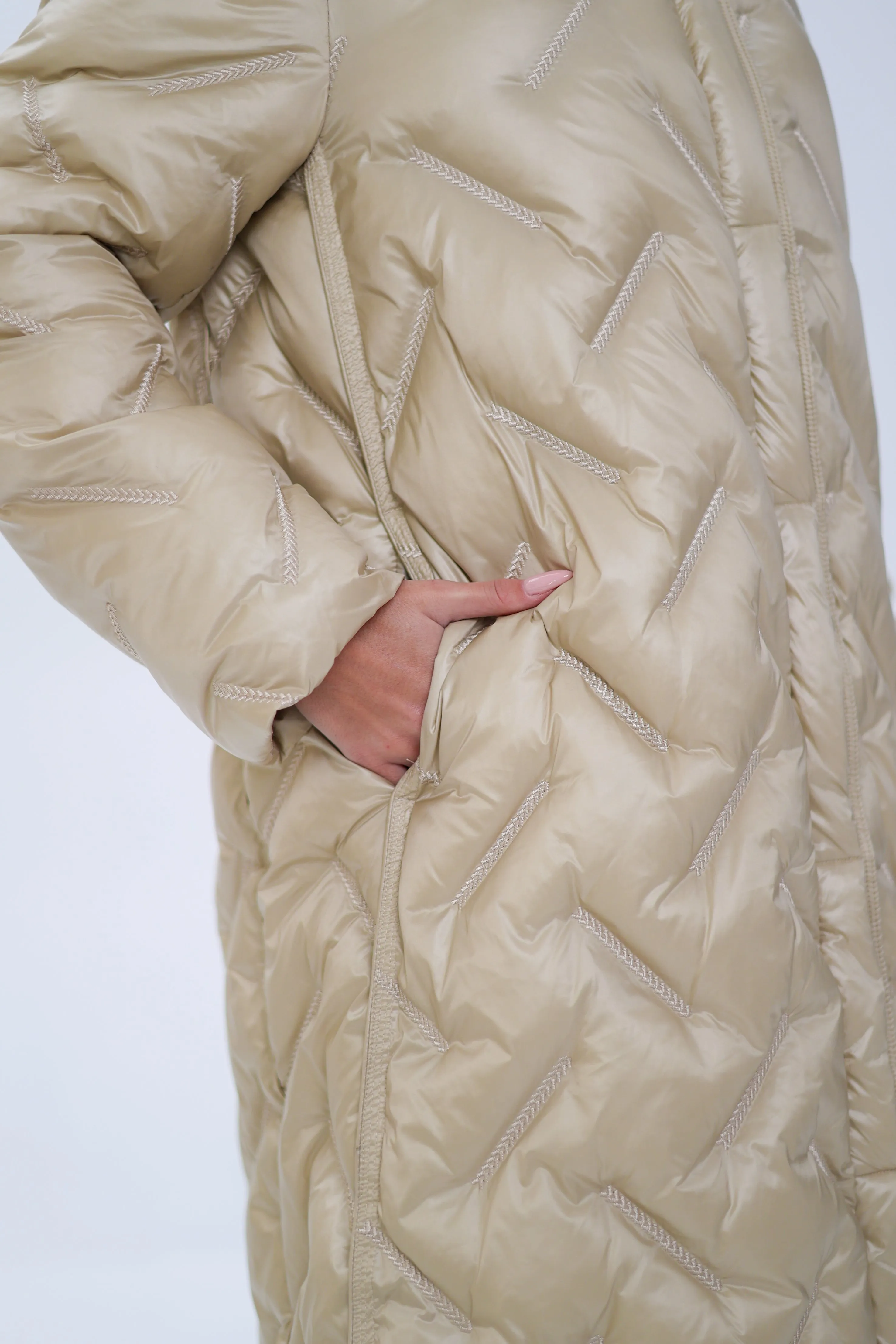 EuroWinter Light Eco Down Quilted Coat