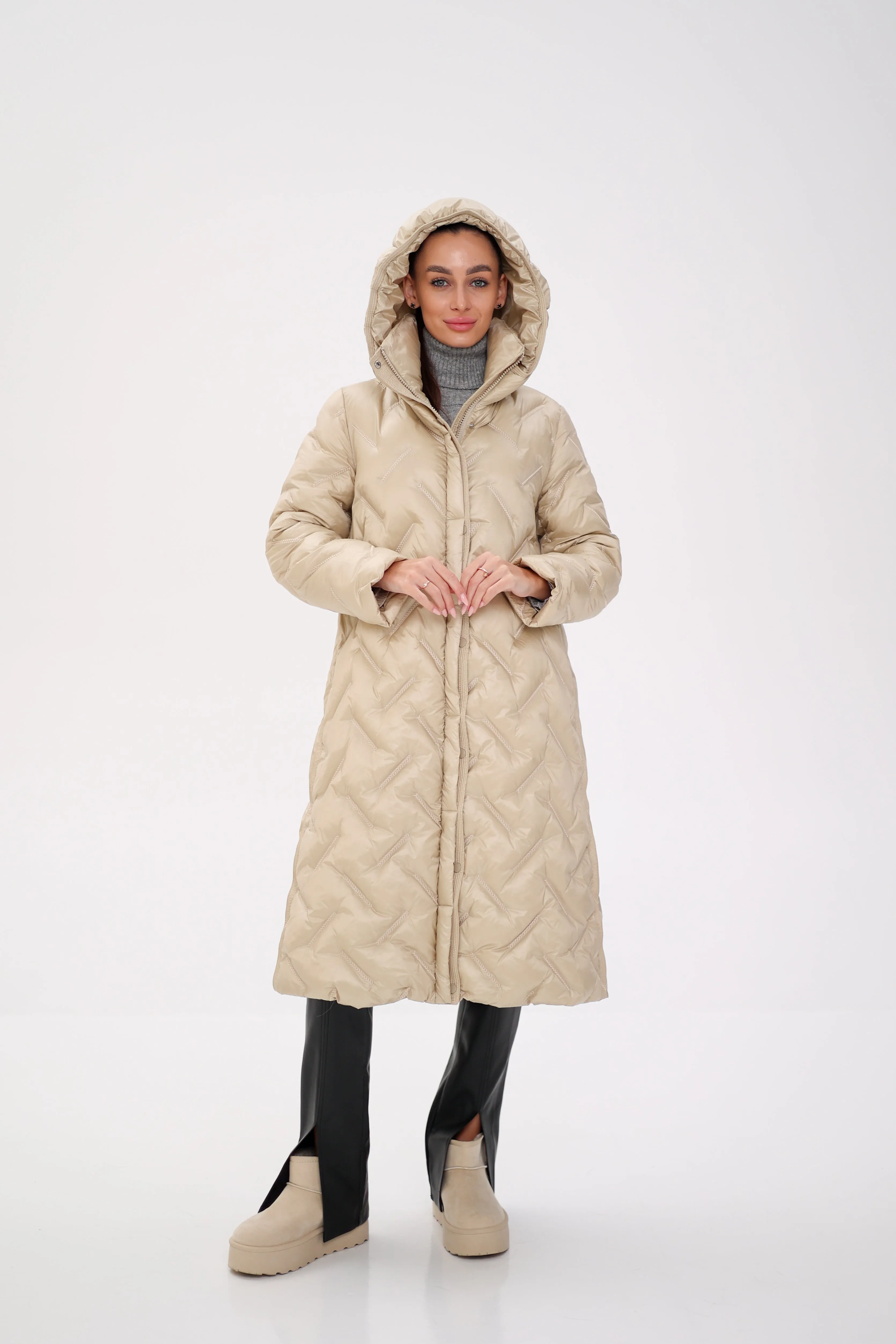 EuroWinter Light Eco Down Quilted Coat