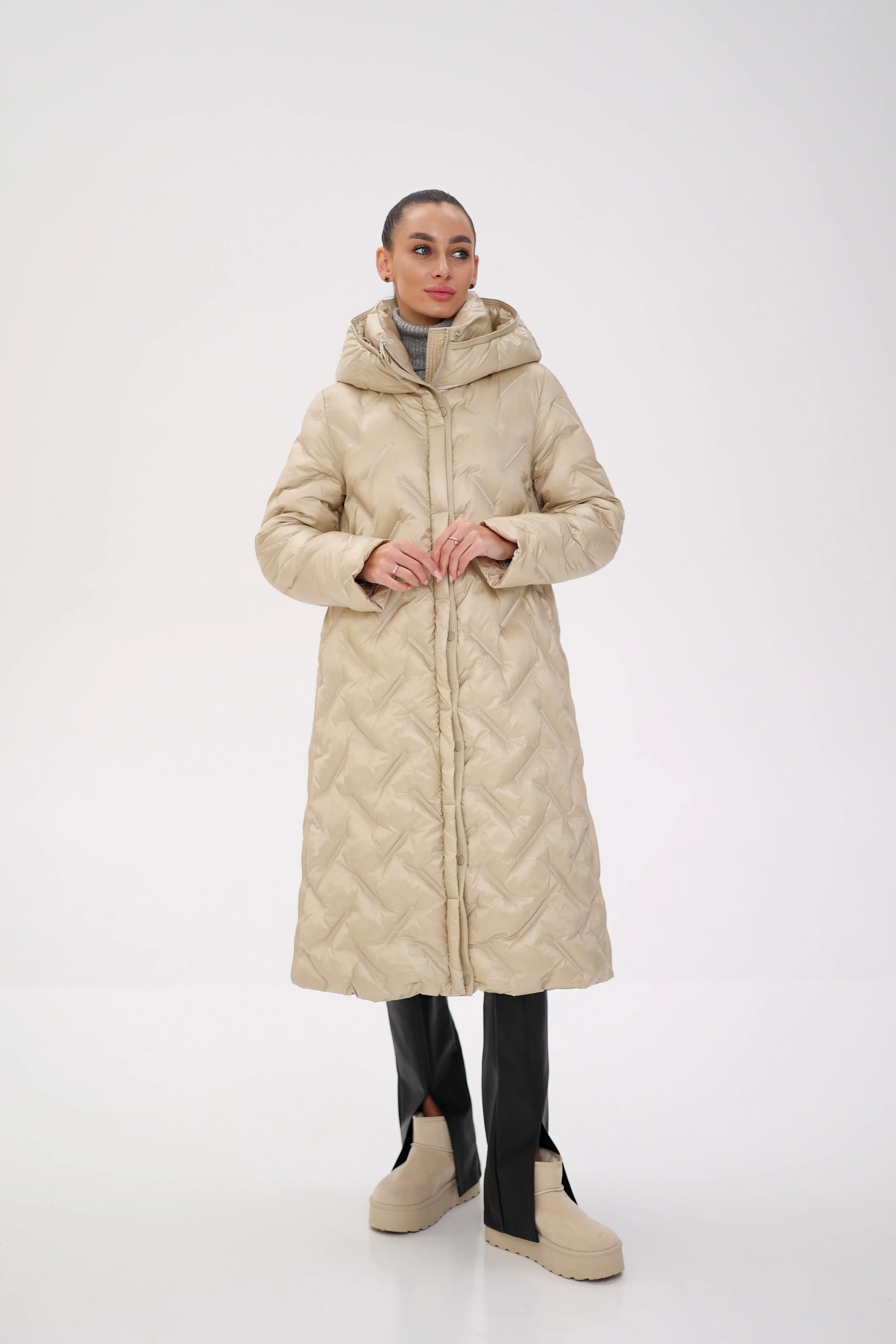 EuroWinter Light Eco Down Quilted Coat