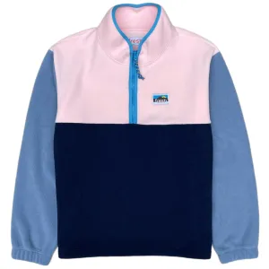 FRESH Lucio Half Zip Fleece Pullover Pink