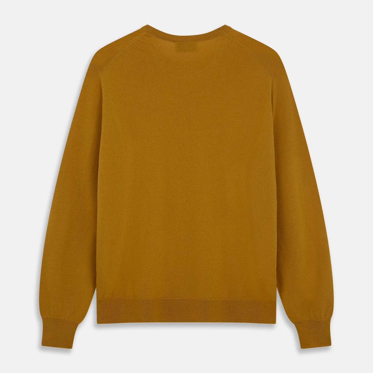 Gold Crew Neck Merino Jumper