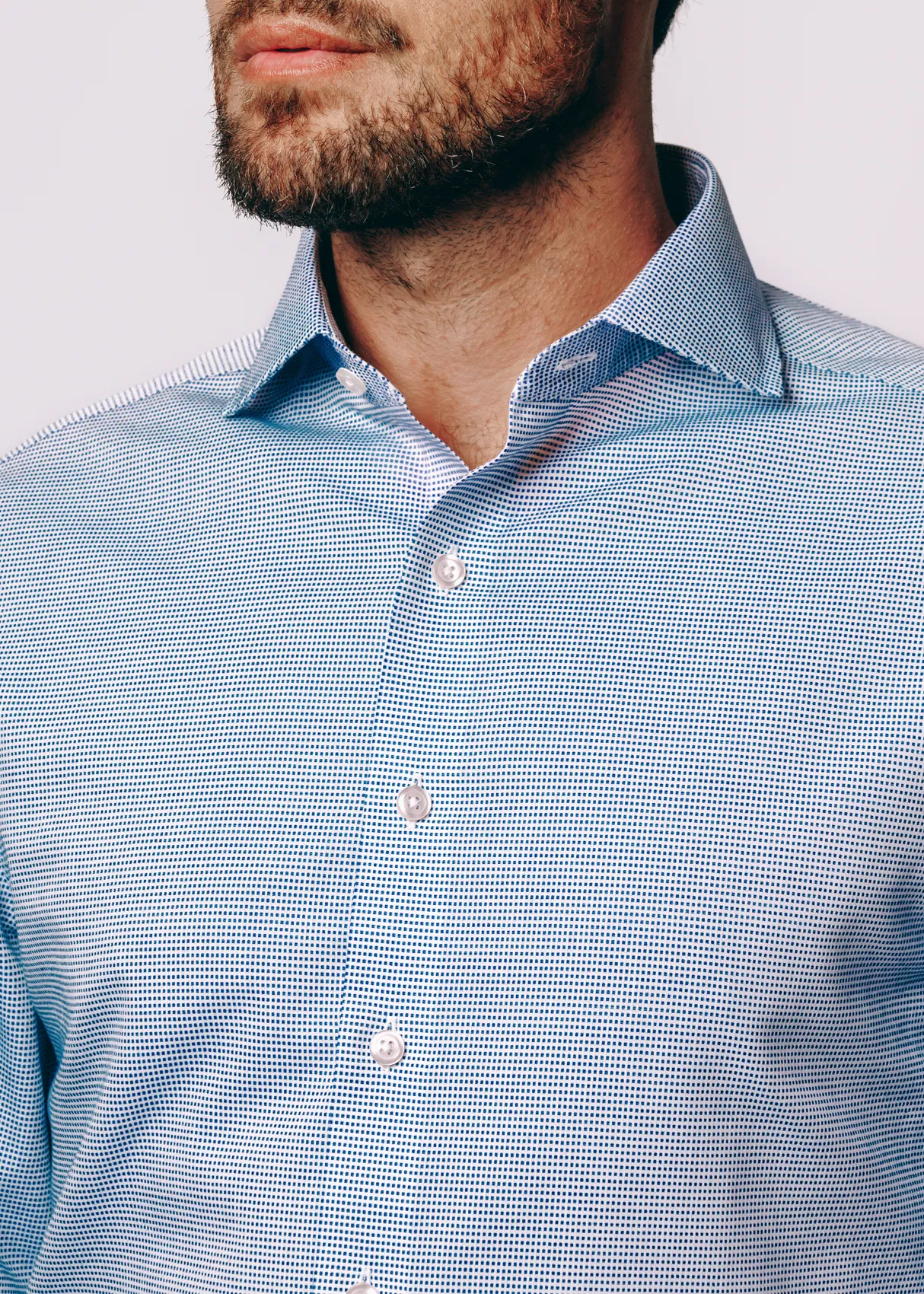 Greenwich Blue Check Shirt