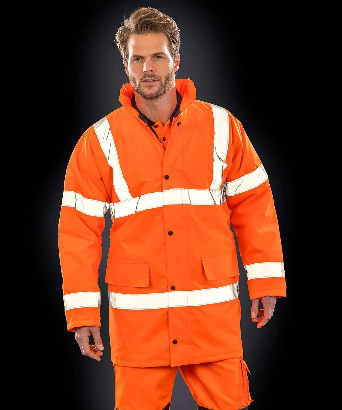 Hi-Viz Yellow - Core safety high-viz coat