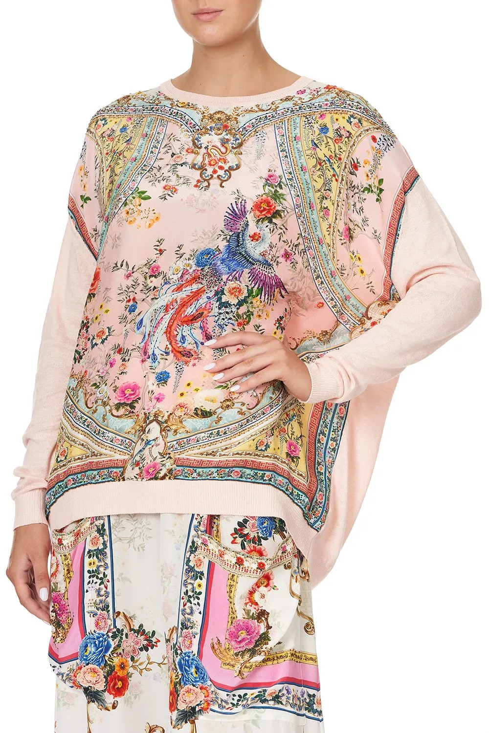 LONG SLEEVE JUMPER WITH PRINT FRONT PARTY IN THE PALACE