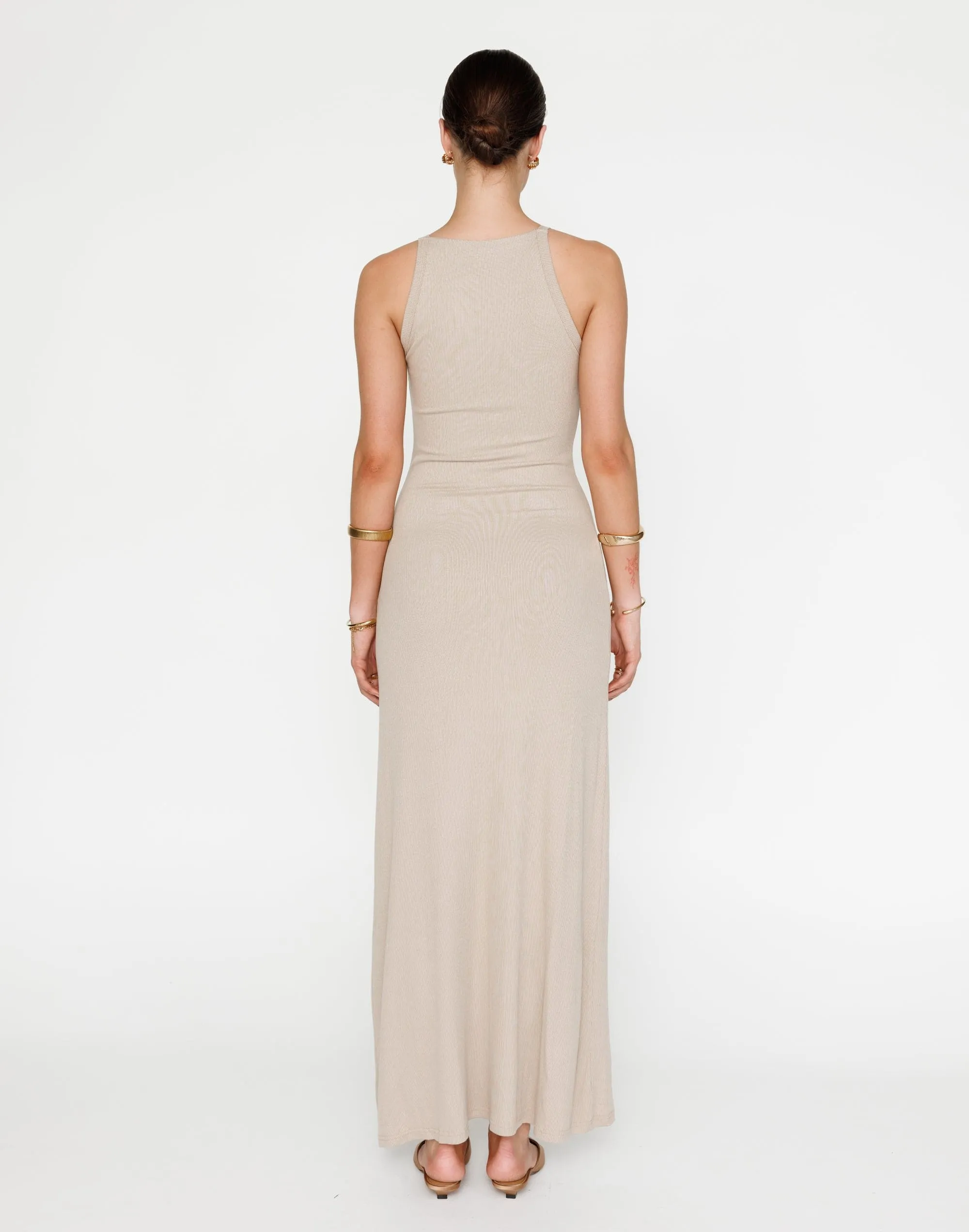 Maizie Maxi Dress (Latte)