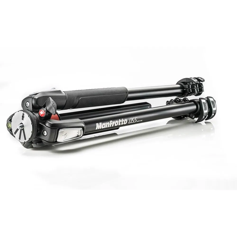 Manfrotto 055 Aluminium 3-section Photo Tripod, With Horizontal Column