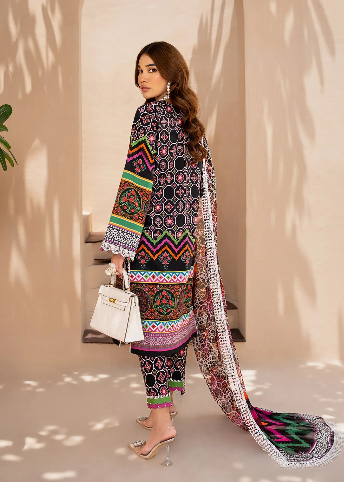 Maria Osama Khan Raya Lawn Collection – Onyx (MR-08)