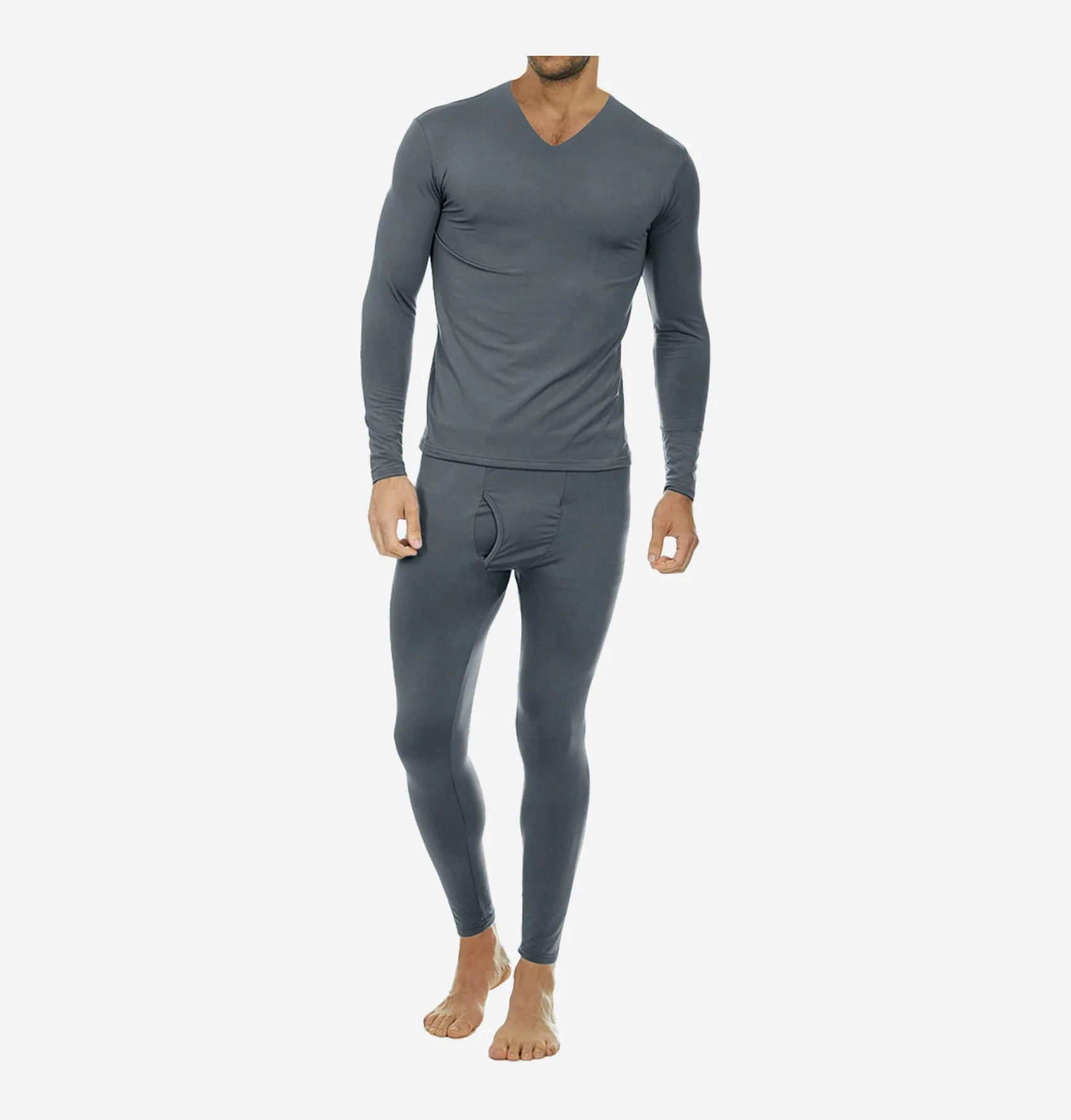 Men's V-Neck Thermal Set