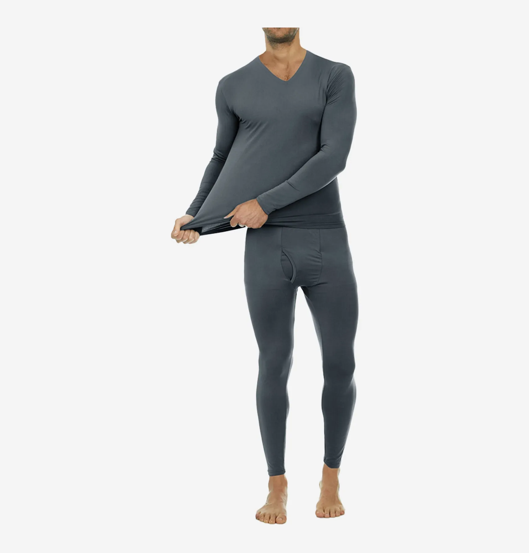 Men's V-Neck Thermal Set