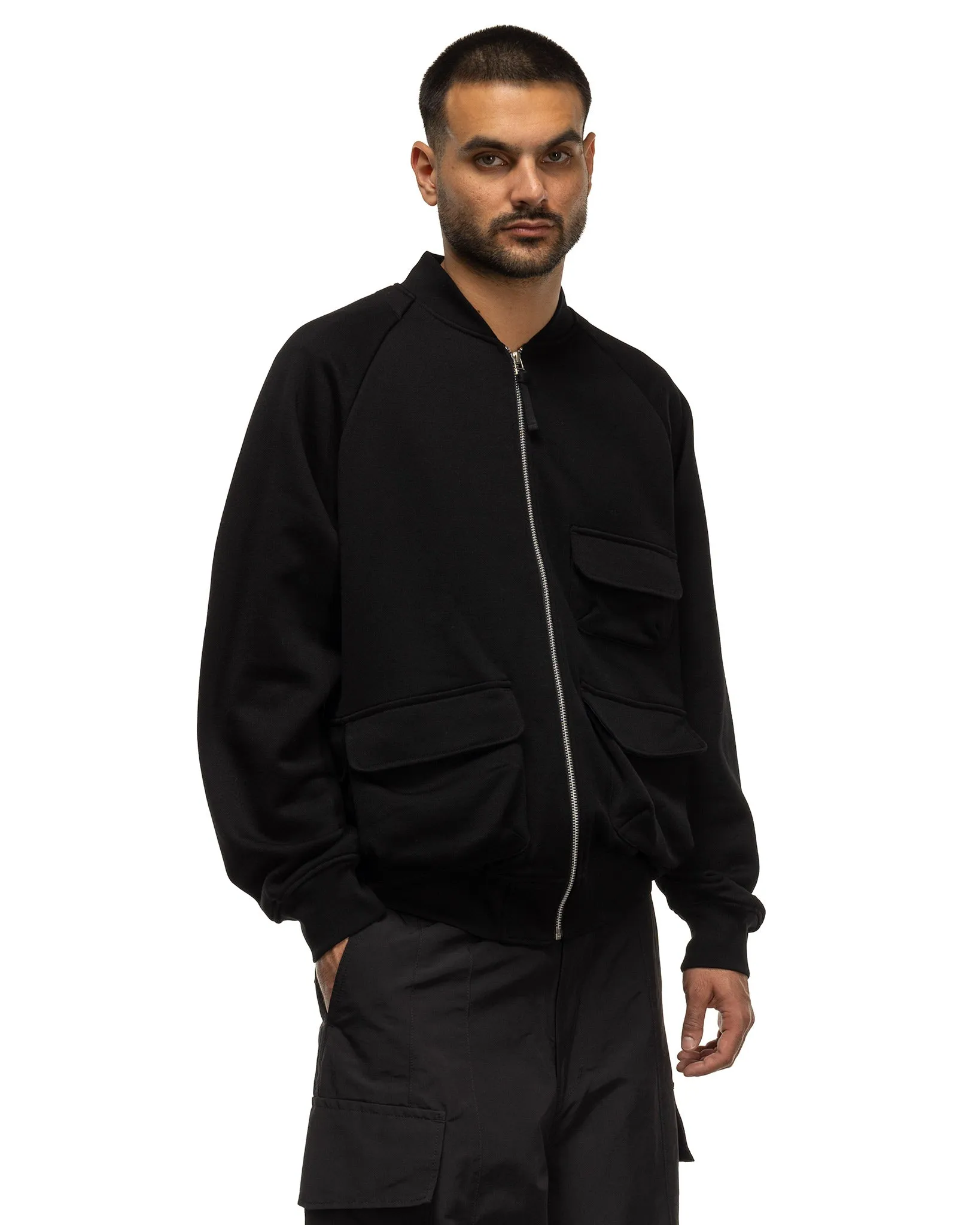 Mercerized Cotton Back Pile Blouson