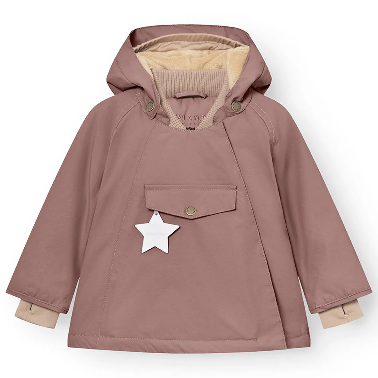 Mini A ture Light plum Wang Fleece Winter Jacket