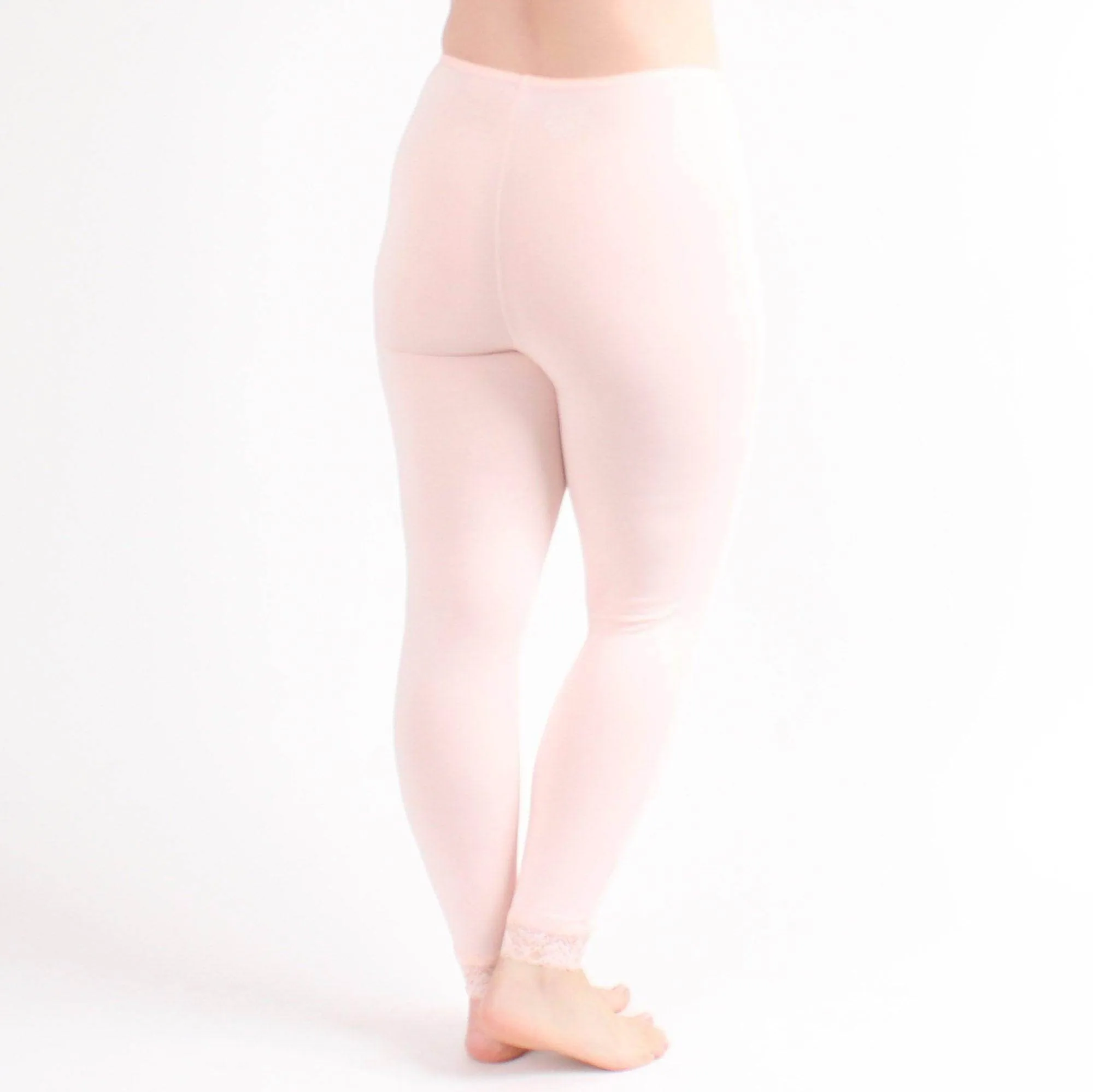 Modal Long Underwear Legging | Rose