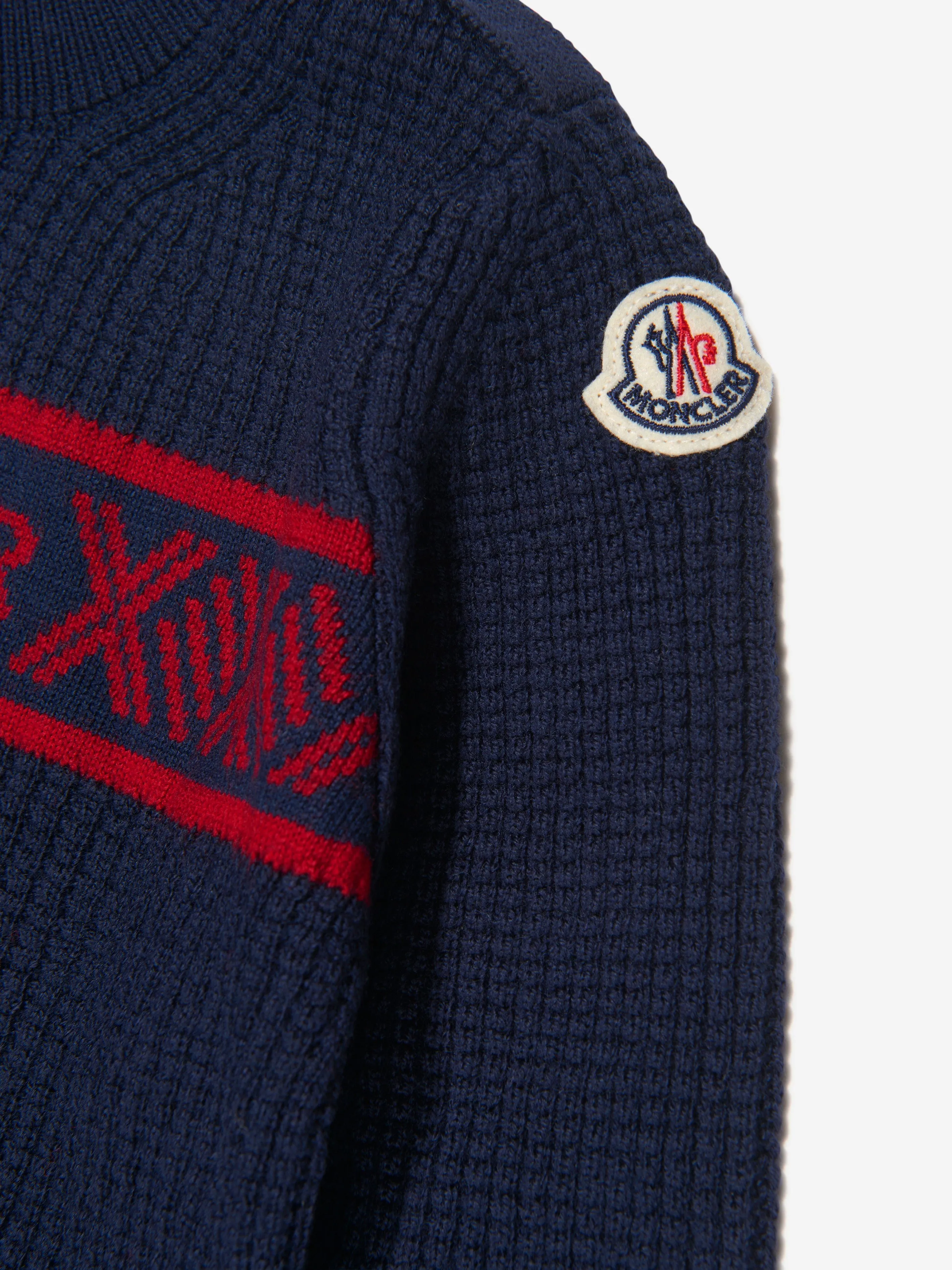 Moncler Enfant Baby Boys Contrast Wool Knitted Jumper