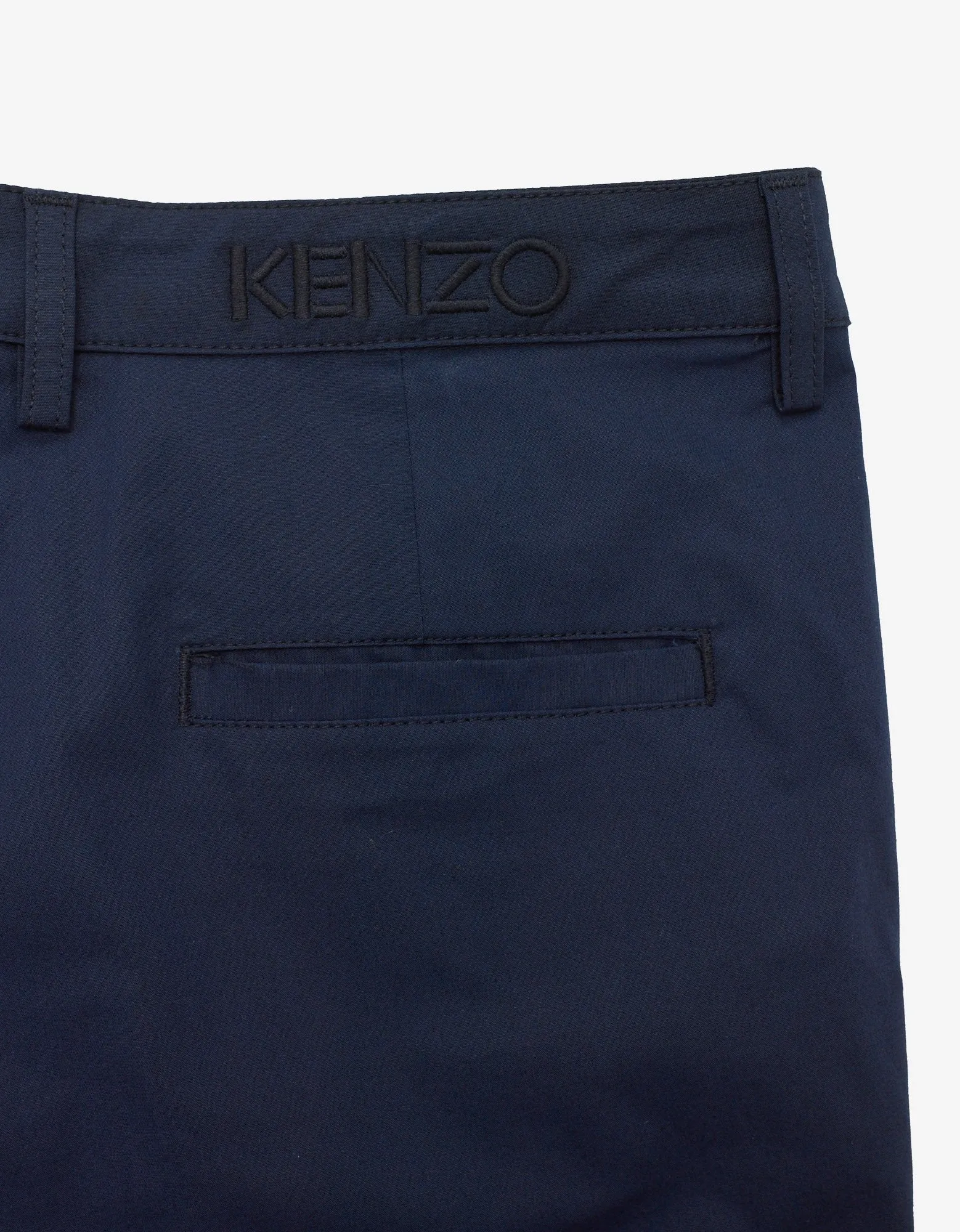 Navy Blue Tailored Shorts