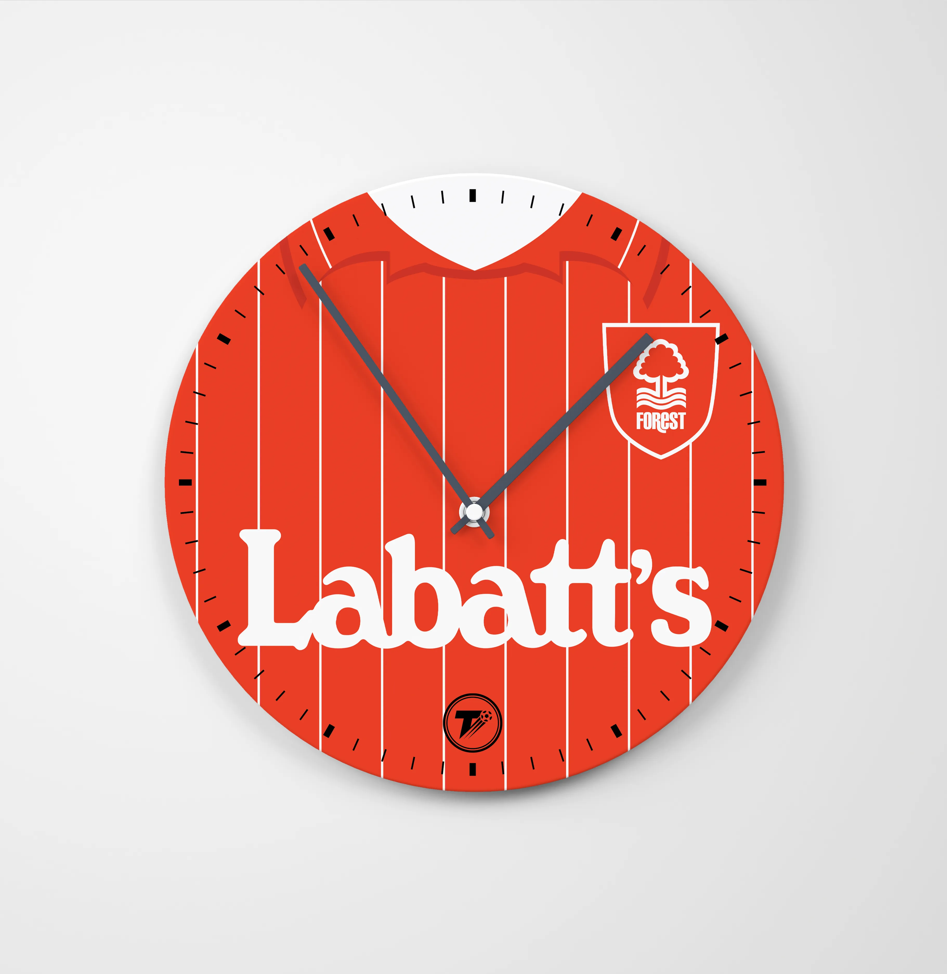 Nottingham Forest 1993 Glass Clock