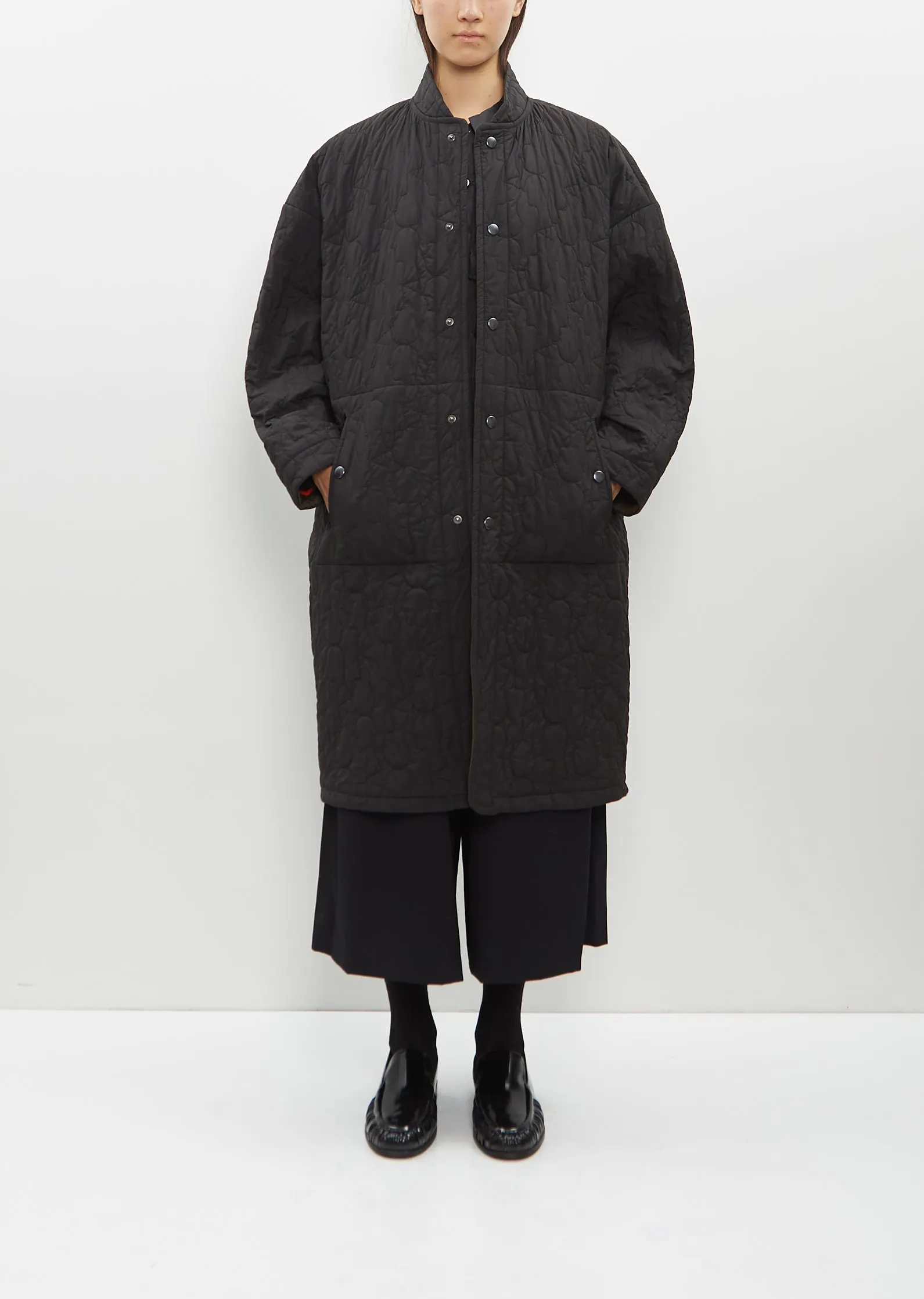 Petra Bomber Coat — Black