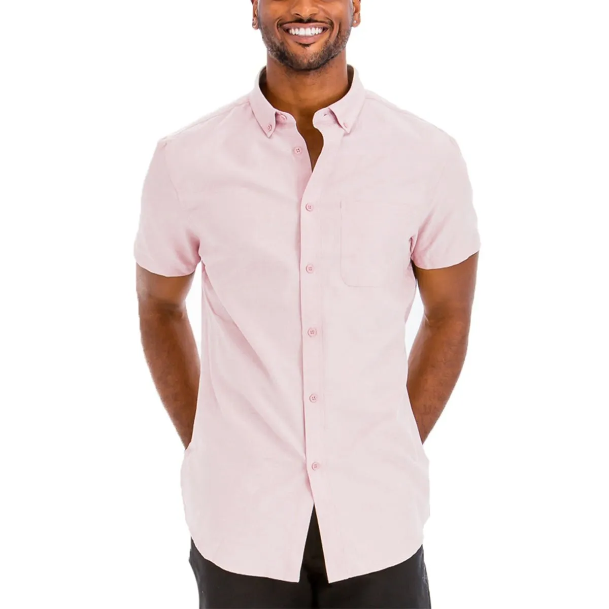 Pink Signature Button Down Shirt