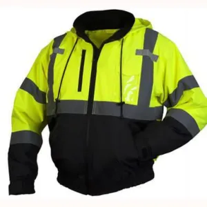 Pyramex RJ31 Hi-Vis Lime Bomber Jacket