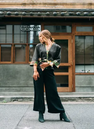 Red Flower-Kimono Jacket