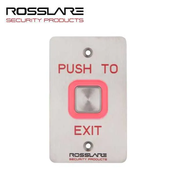 Rosslare - EX07EO -  Request To Exit Button w/Toggle - Digital Piezo- 12-24 VDC