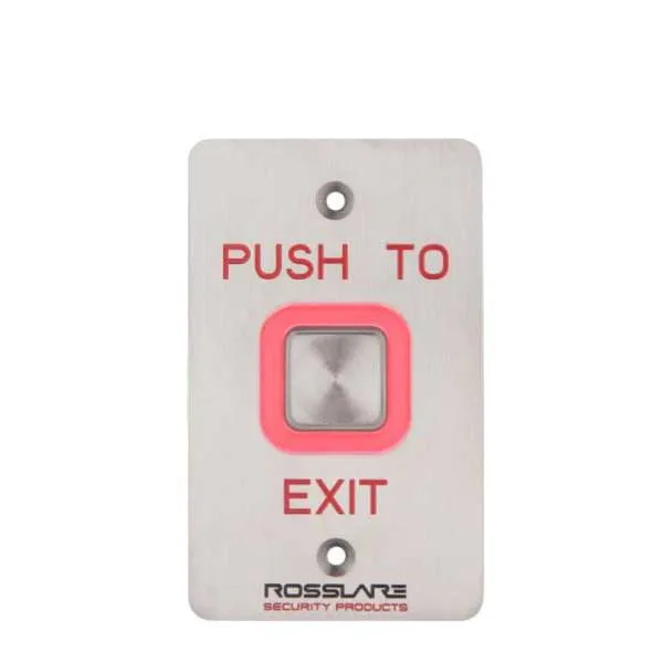 Rosslare - EX07EO -  Request To Exit Button w/Toggle - Digital Piezo- 12-24 VDC