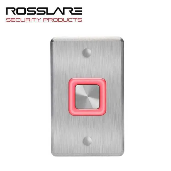 Rosslare - EX07OO -  Request To Exit Button w/Toggle - No Print - Digital Piezo- 12-24 VDC