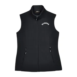 SCORES - LADIES' BONDED FLEECE FULL ZIP VEST (6 PCS MINIMUM)