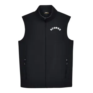 SCORES - MEN'S BONDED FLEECE FULL ZIP VEST (6 PCS MINIMUM)