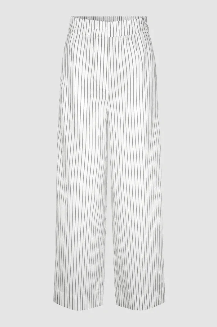 SOALON STRIPED PANT BLACK/WHITE